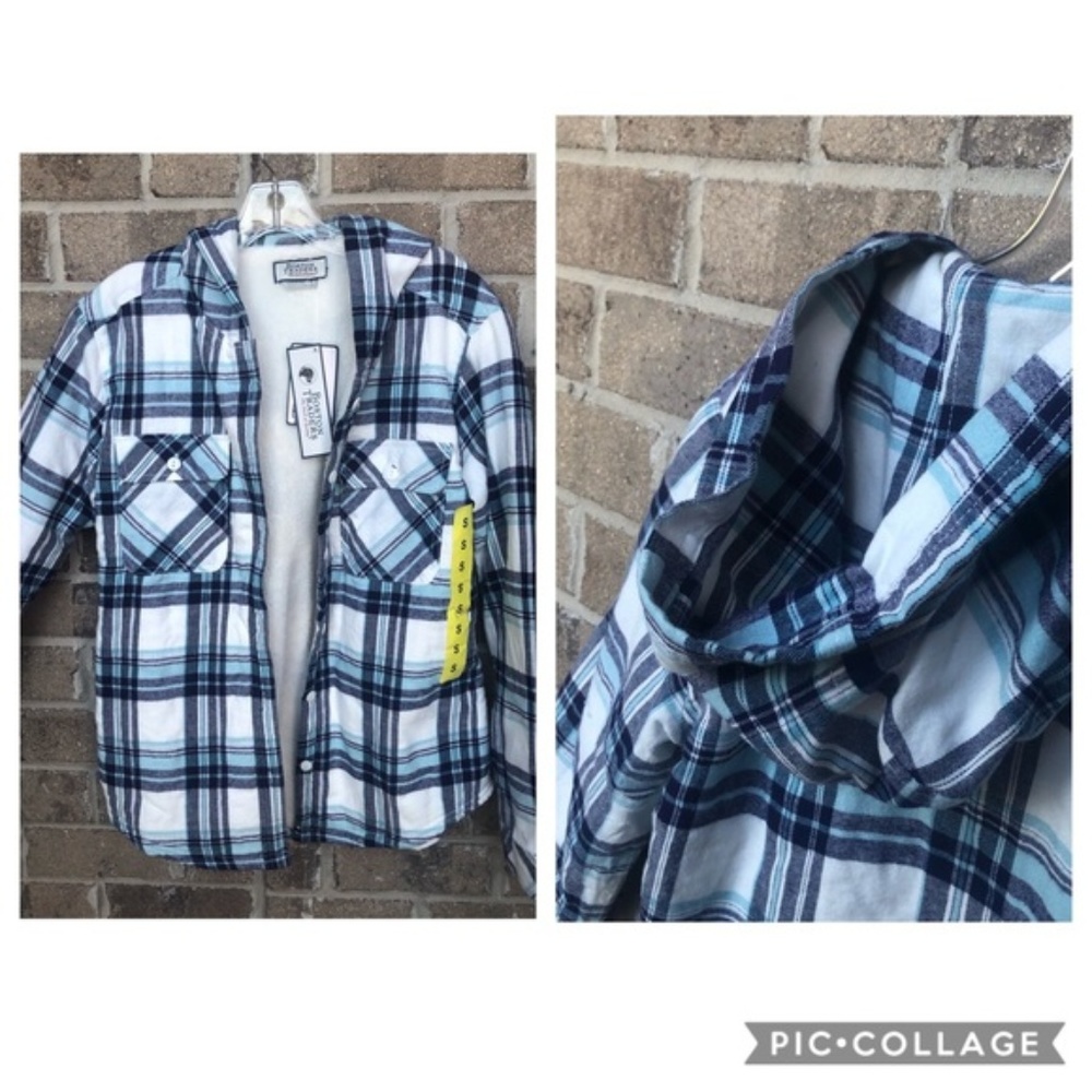 NWT Boston Traders Sherpa Lined Jacket Size Small